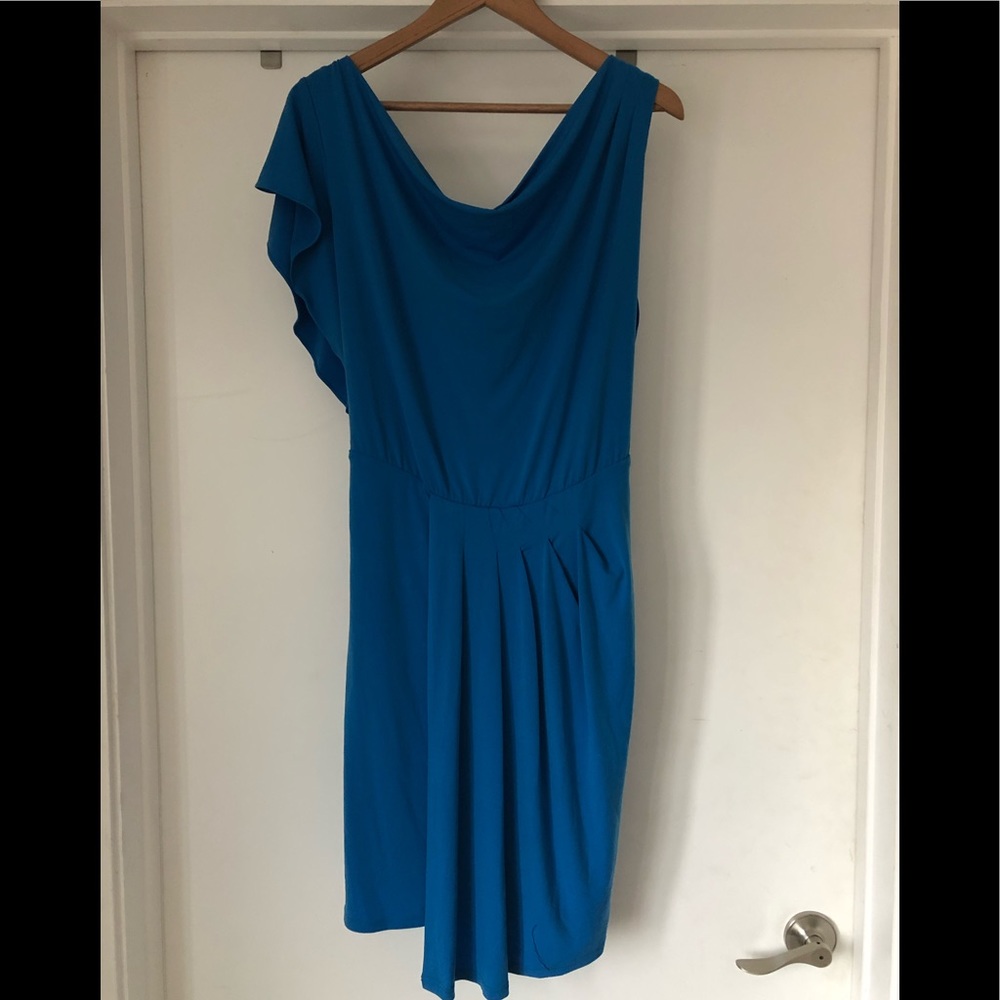 Vince Camuto Asymmetric Midi Dress